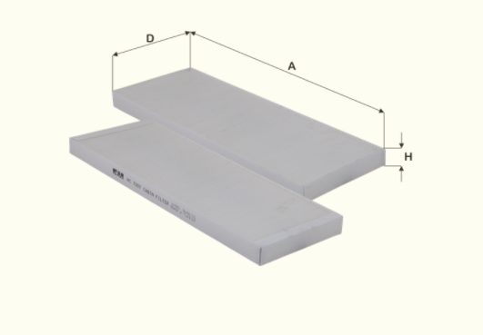 HC7007 cabin air filter element