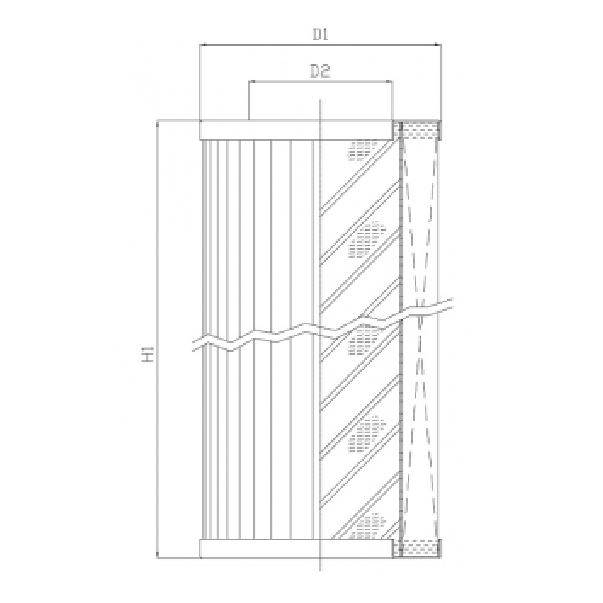 WP837 hydraulic filter element