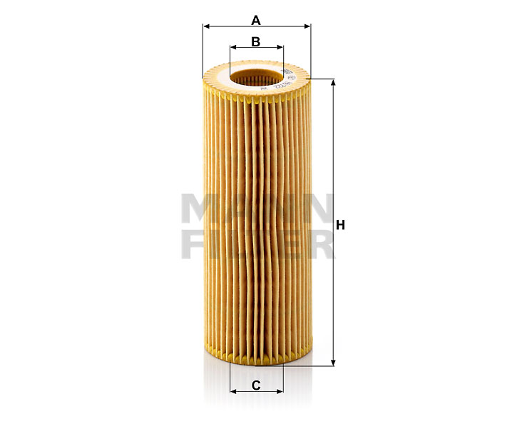 HU 722 x Flüssigkeitsfilterelement (metallfrei)