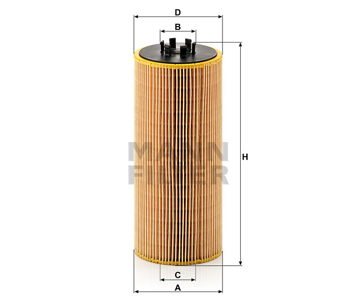 HU 12 110 x Flüssigkeitsfilterelement (metallfrei)