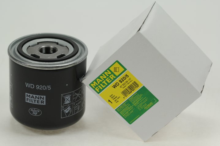 WD 920/5 oil filter (spin-on)