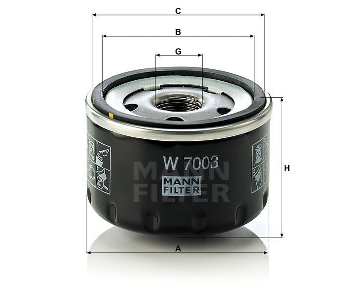 W 7003 oil filter