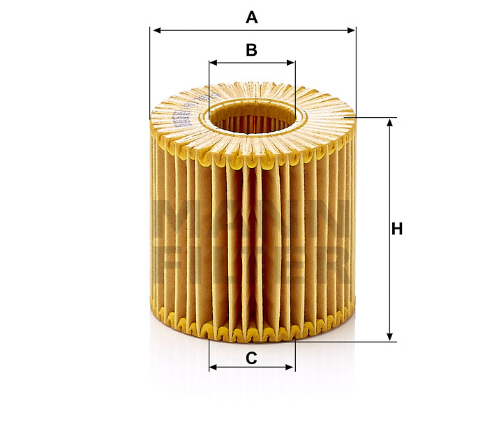 HU 7019 z Flüssigkeitsfilterelement (metallfrei)