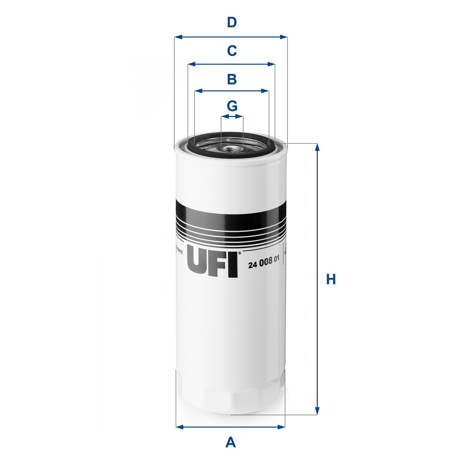 24.008.01 fuel filter spin-on