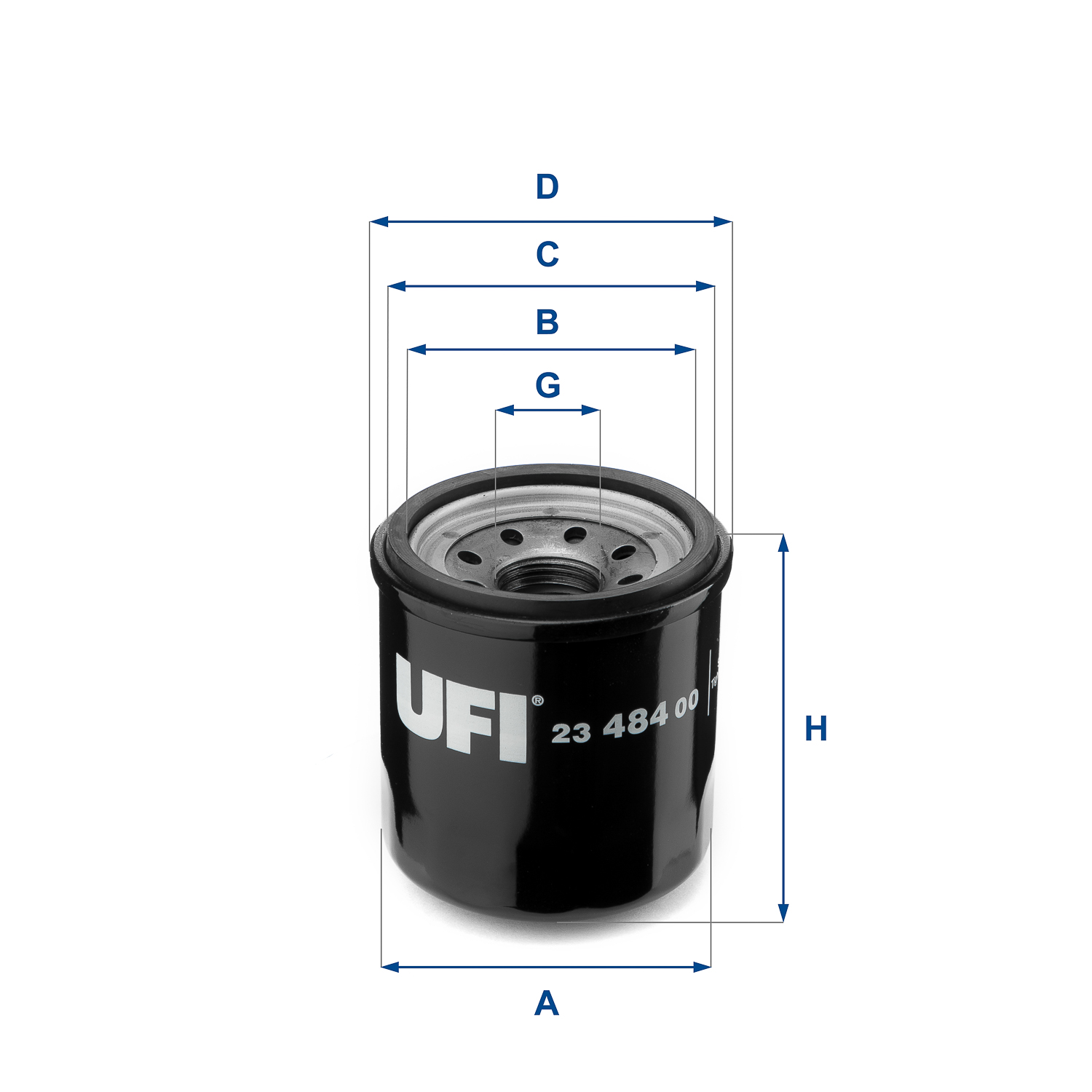 23.484.00 oil filter spin-on