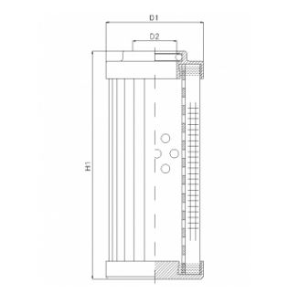 DHD280H05B/ESD Hydraulikfilterelement (Druckfilter)