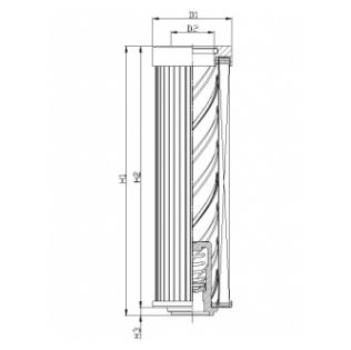 DLD100B25B2 hydraulic filter element