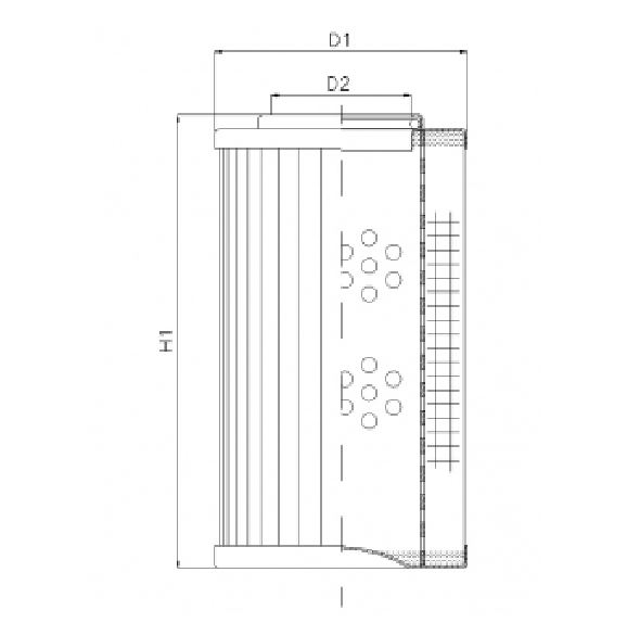 XD063G15A Hydraulikfilterelement (Druckfilter)