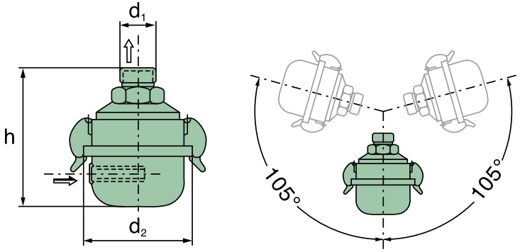 41 004 82 183 Luftfilter (Dämpferfilter G 1/2)