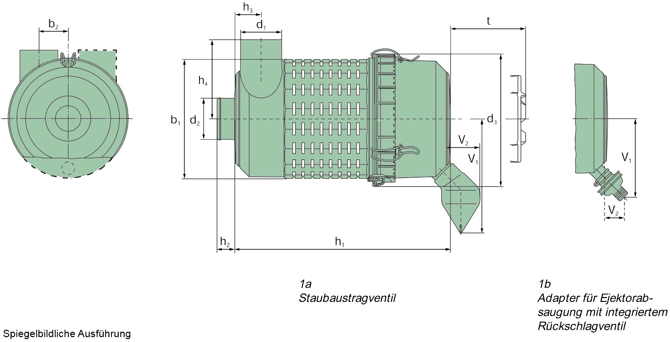 45 702 92 940 Luftfilter (Europiclon spiegelbildlich)