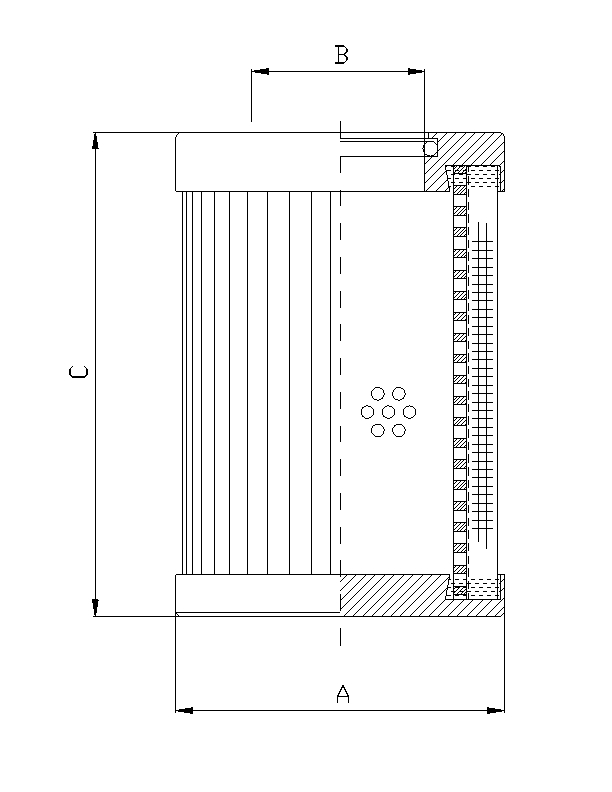 D111G25BV Filter element for pressure filter