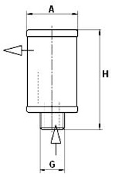 LE 1007 air/oil separator element