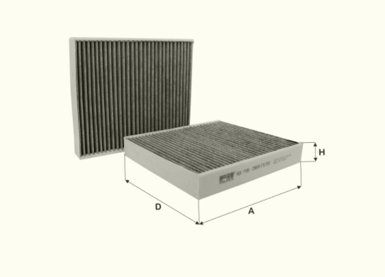 HCK7180 cabin air filter element