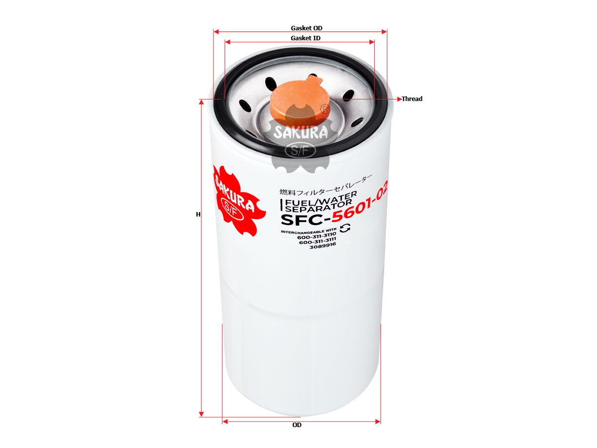 SFC-5601-02 Kraftstofffilter SpinOn