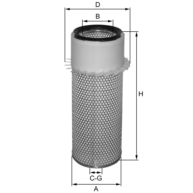 HP976K air filter element