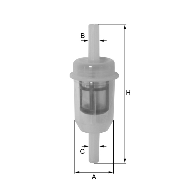 ZP8016FP Kraftstoff-Leitungsfilter (Inline)