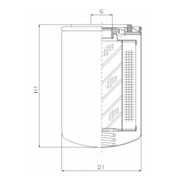 A111G10 oil filter (spin-on)