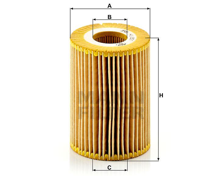 HU 821 x Flüssigkeitsfilterelement (metallfrei)