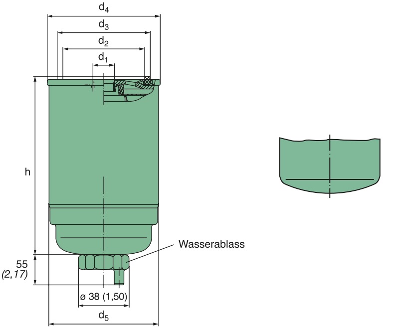 WDK 962/14 Kraftstoffwechselfilter