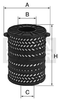 H 34 1790/3 liquid filter