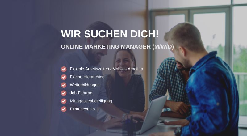Online Marketing Manager Stellenangebot Elsaesser