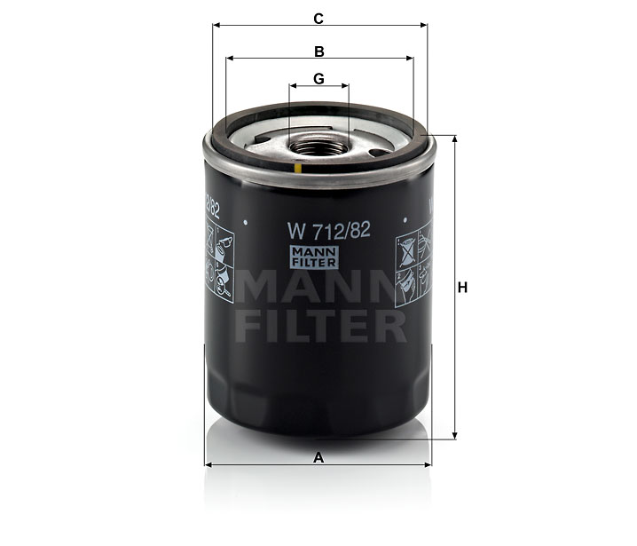 W 712/82 oil filter