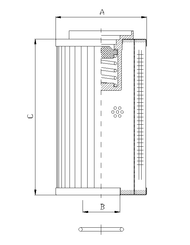 RLR425E10B hydraulic filter element