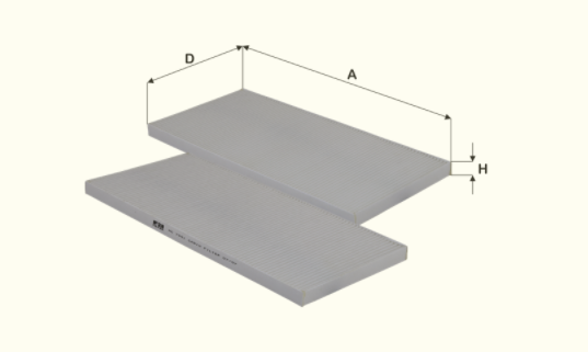 HC7001 cabin air filter element