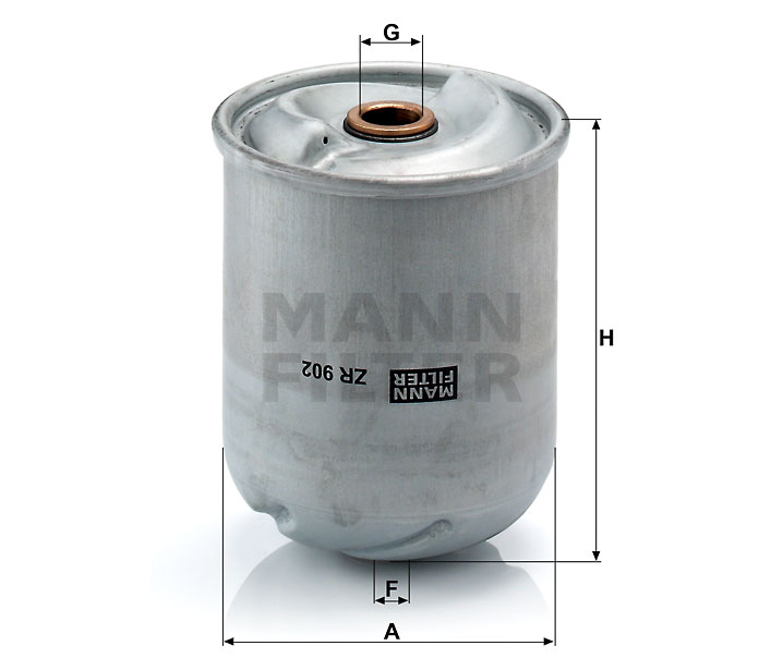 ZR 902 x oil filter element (for centrifuge)