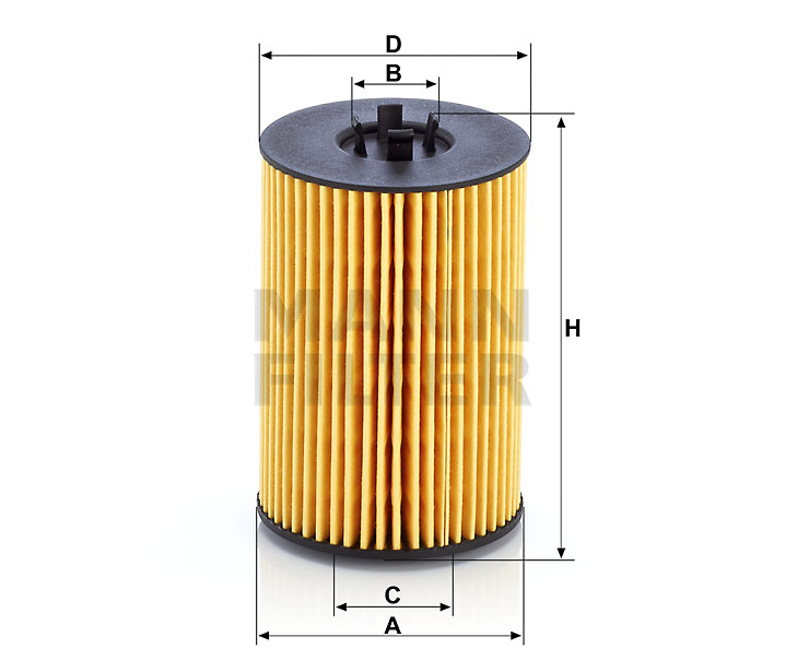 HU 7020 z Flüssigkeitsfilterelement (metallfrei)