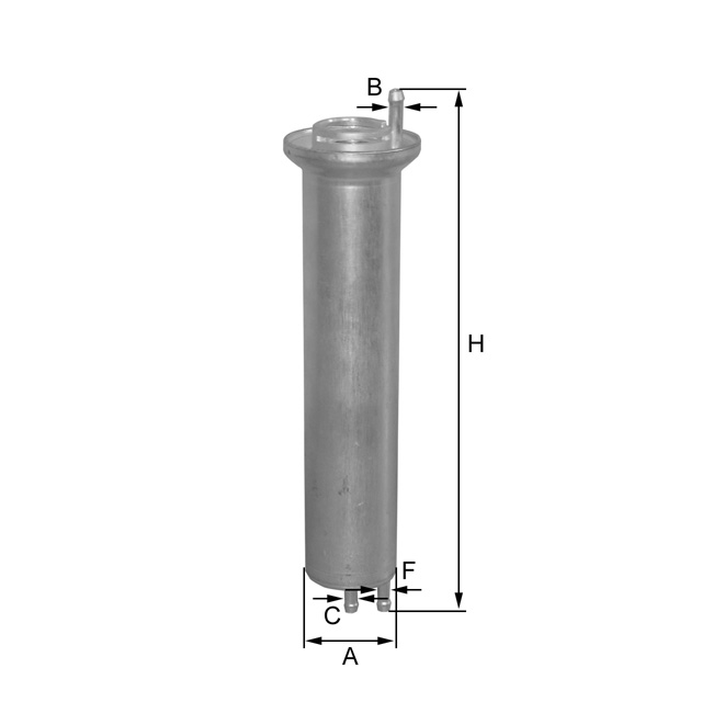 ZP8110FL fuel filter in-line