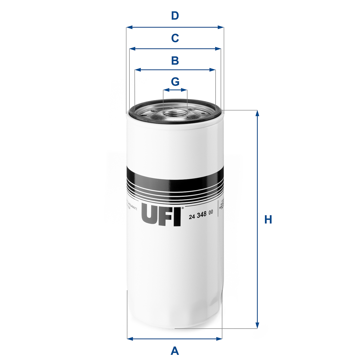 24.348.00 fuel filter spin-on