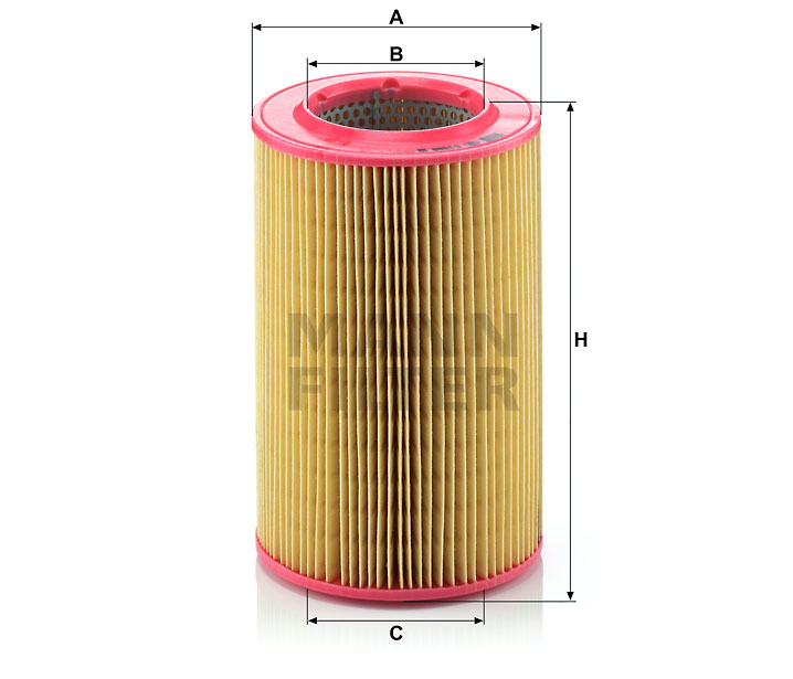 C 1596 air filter element